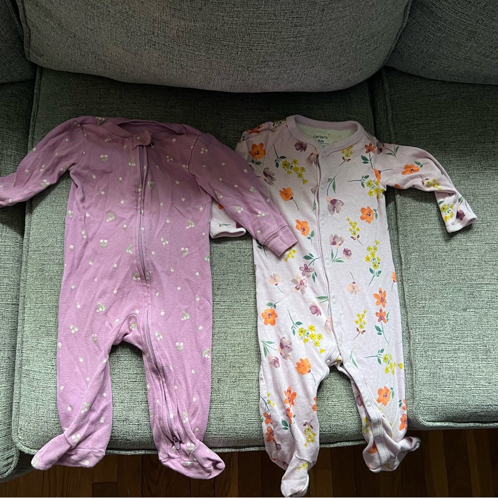 Carters Sleepers, Size: 9 M, Set of 2